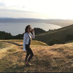 Free People Denim Overalls Size 27